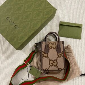 Gucci tote mini jumbo GG canvas